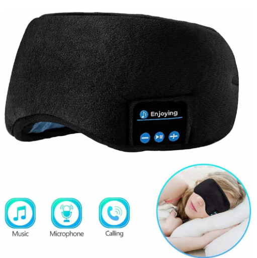 Wireless Bluetooth Sleep Eye Mask with Built-in Speakers - FocusForge