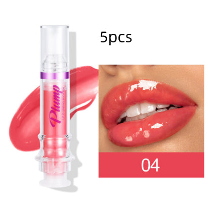 New Tube Lip Rich Lip Color Slightly Spicy Lip Honey Lip Glass Mirror Face Lip Mirror Liquid Lipstick - FocusForge