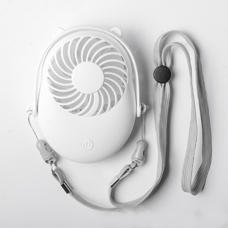 Neck Fan Portable Mini Usb 5V Cooler Rechargeable Outdoor Office Travel Handheld Silent Small Cooling Fans Portable Fan Hanging - FocusForge
