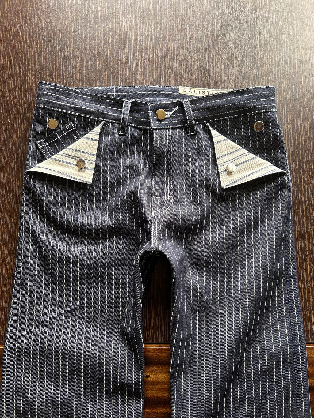 Striped Denim Bootcuts