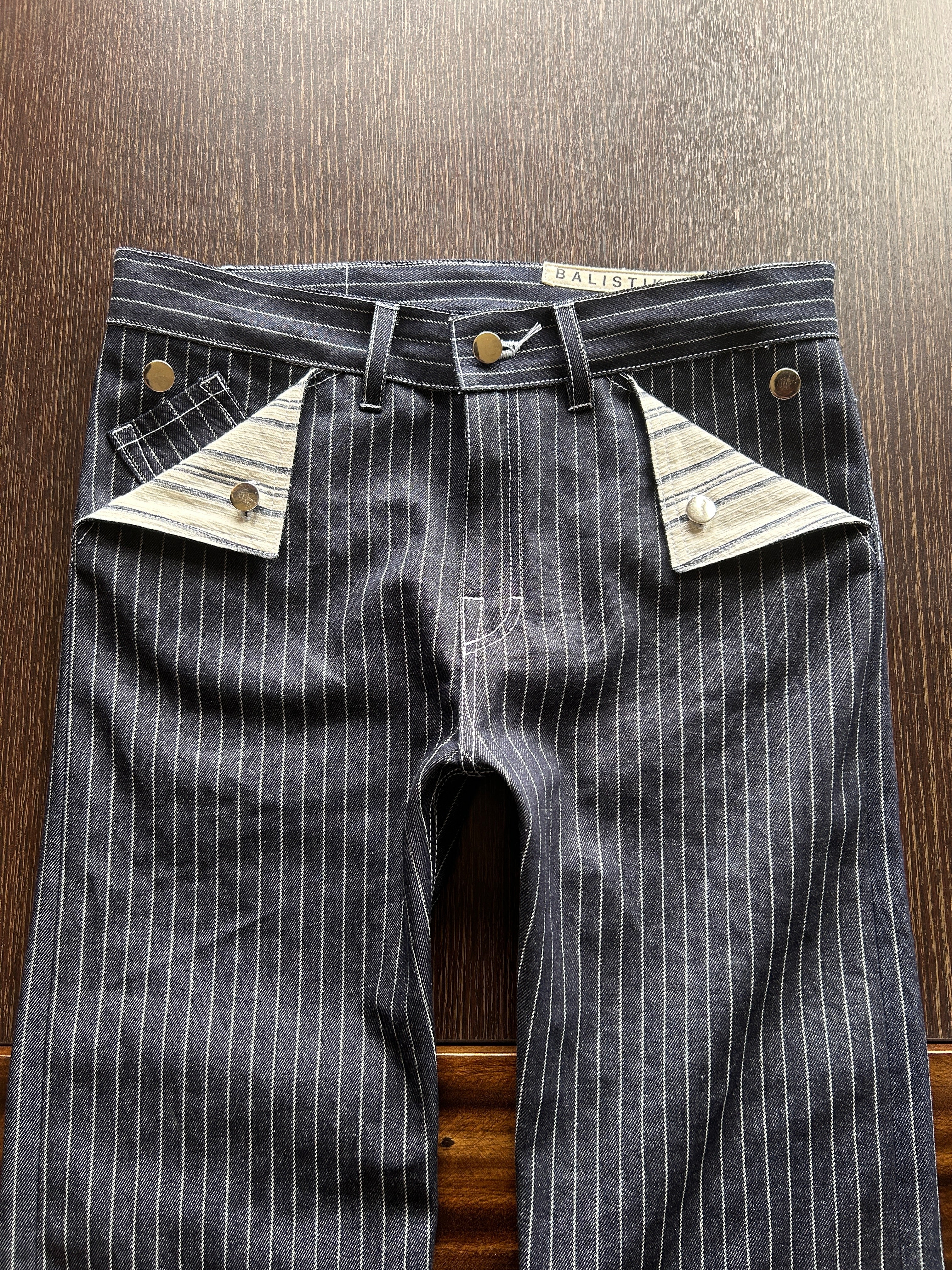 Striped Denim Bootcuts