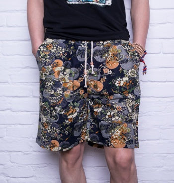 Men Linen Beach Shorts - FocusForge