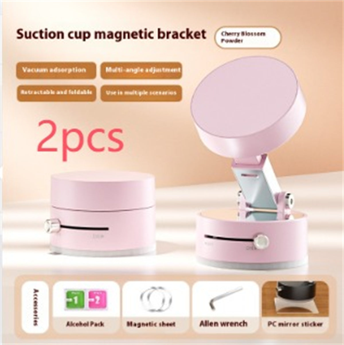 Magnetic Vacuum Car Phone Holder — Hands-Free Dashboard Mount - FocusForge