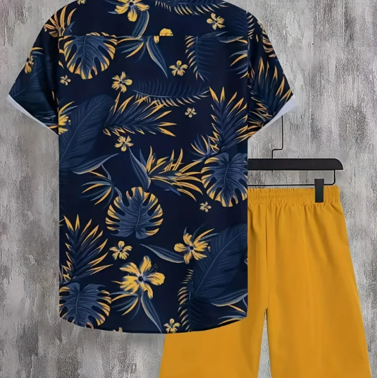 Men's Leisure Short Set — Lightweight Summer Matching Outfit - FocusForge