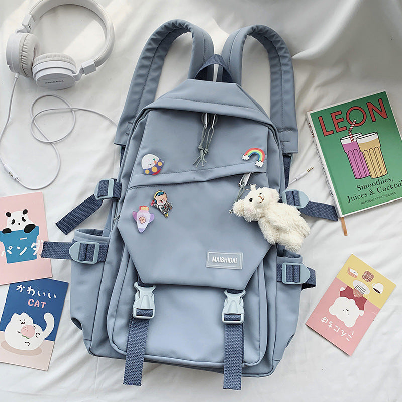 Women's Fashion Casual School Backpack — Nylon Campus Bag - FocusForge
