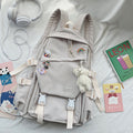 Women's Fashion Casual School Backpack — Nylon Campus Bag - FocusForge