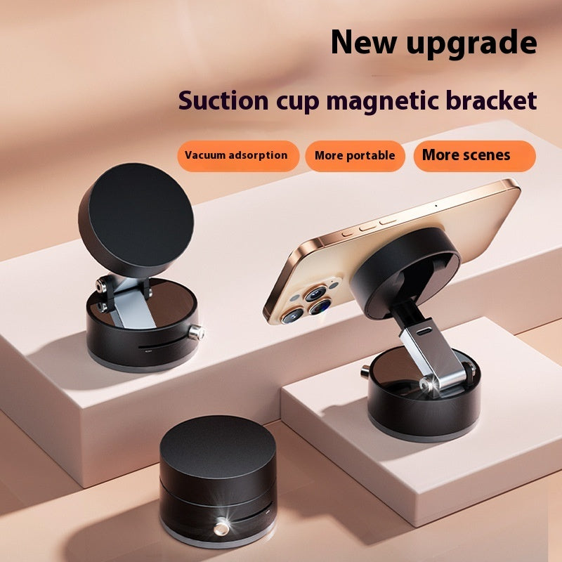 Magnetic Vacuum Car Phone Holder — Hands-Free Dashboard Mount - FocusForge