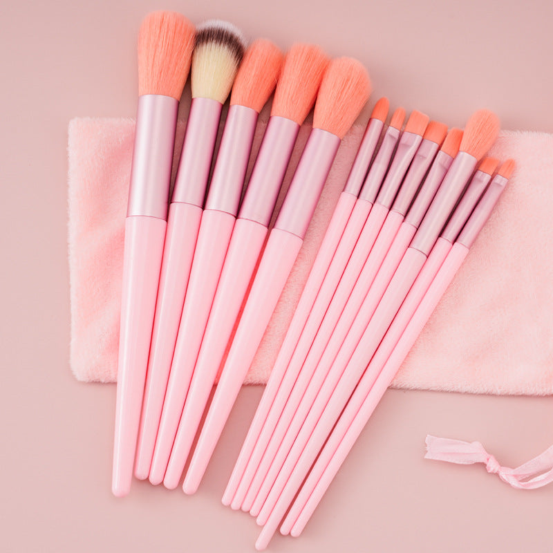 13Pcs Makeup Brush Set Make Up Concealer Brush Blush Powder Brush Eye Shadow Highlighter Foundation Brush Cosmetic Beauty Tools - FocusForge
