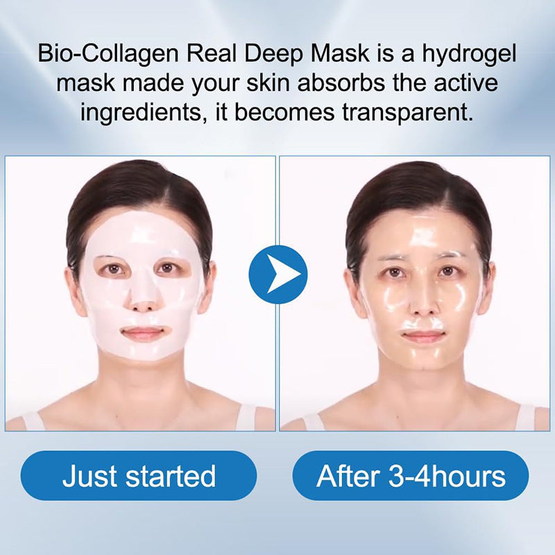 Collagen Face Mask – Pore Minimizing, Brightening & Deep Hydration (4 Pack) - FocusForge