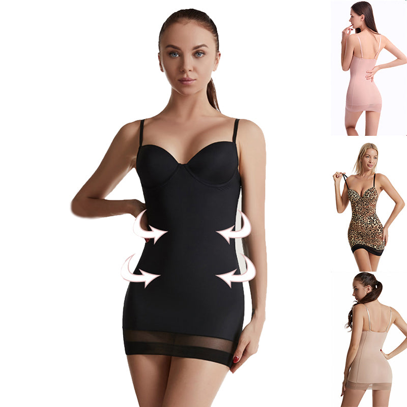 Women's Slimming Suspender Dress – Tummy Control Shapewear Skirt - FocusForge
