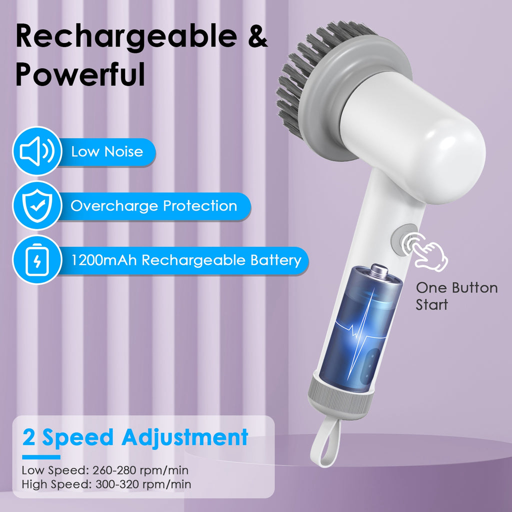 Electric Handheld Scrubber Cleaning Brush - FocusForge