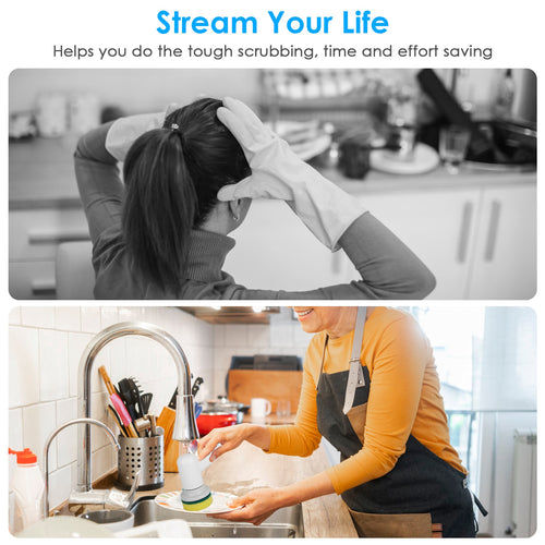 Electric Handheld Scrubber Cleaning Brush - FocusForge