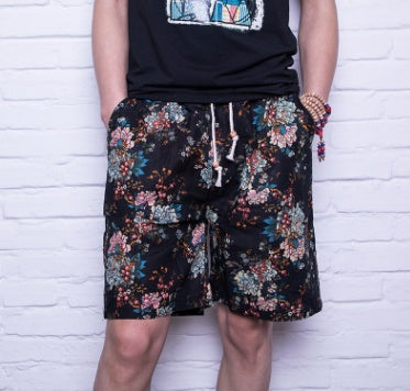 Men Linen Beach Shorts - FocusForge
