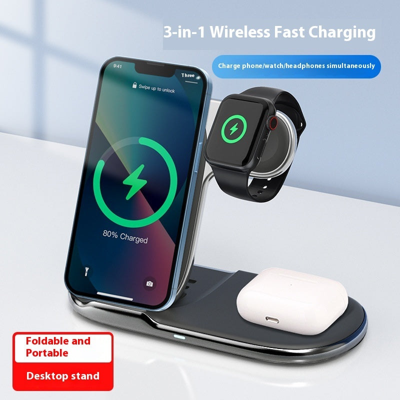 Foldable Multifunctional Magnetic Wireless Charger - FocusForge