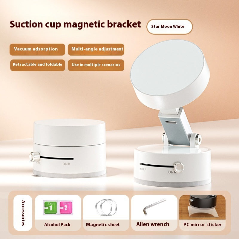 Magnetic Vacuum Car Phone Holder — Hands-Free Dashboard Mount - FocusForge