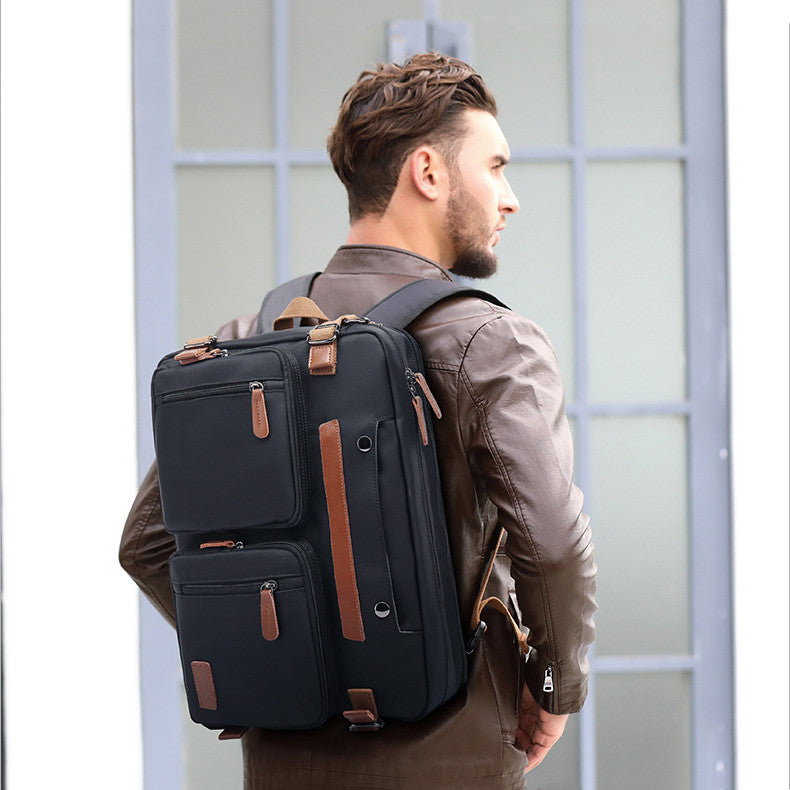 Multifunctional Men's Business Backpack — Waterproof Laptop Bag - FocusForge