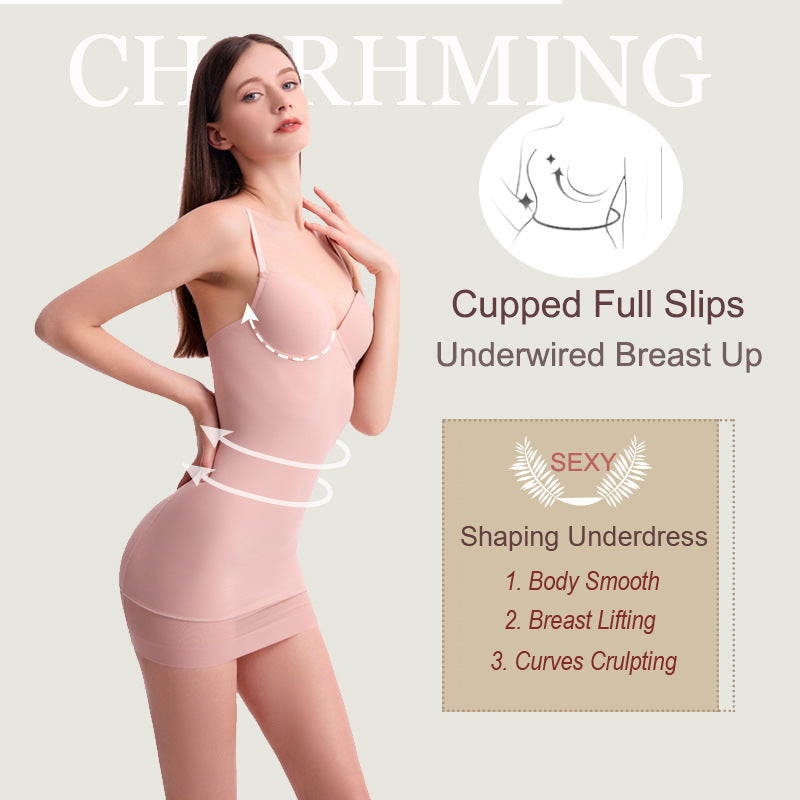 Women's Slimming Suspender Dress – Tummy Control Shapewear Skirt - FocusForge