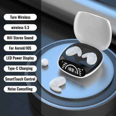 Post-Ear Bluetooth Earphones – Open-Ear Wireless Headset