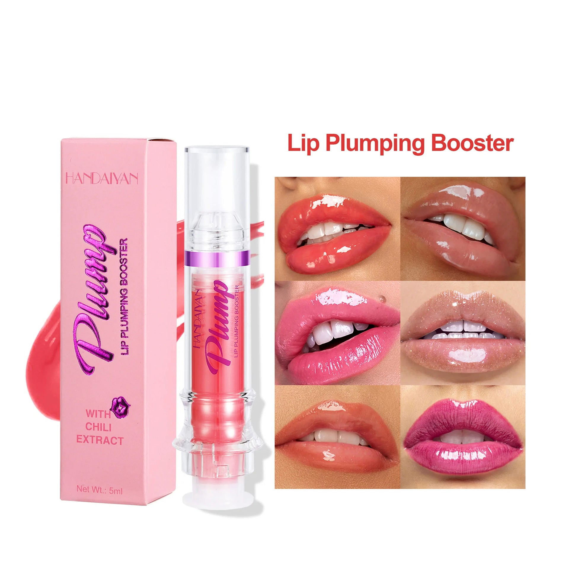 New Tube Lip Rich Lip Color Slightly Spicy Lip Honey Lip Glass Mirror Face Lip Mirror Liquid Lipstick - FocusForge