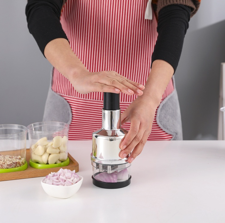 Vegetable & Onion Hand Chopper – Slicer, Dicer & Peeler