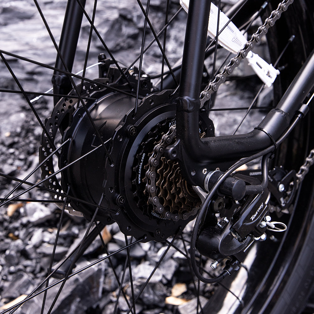 1000W Fat Tire Electric Bike for Adults — 75-Mile Range, 7-Speed - FocusForge