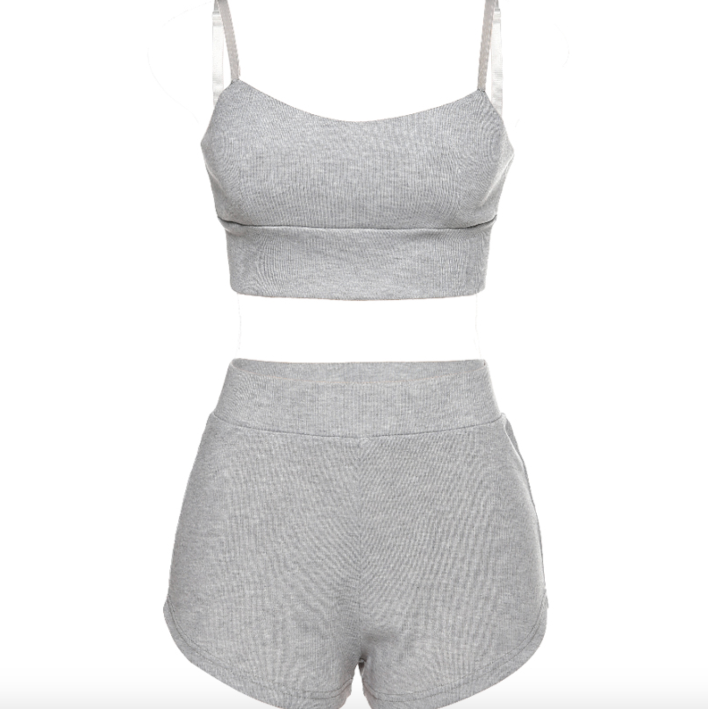 Women's Crop Top & Wide-Leg Shorts Set — Trendy Two-Piece - FocusForge