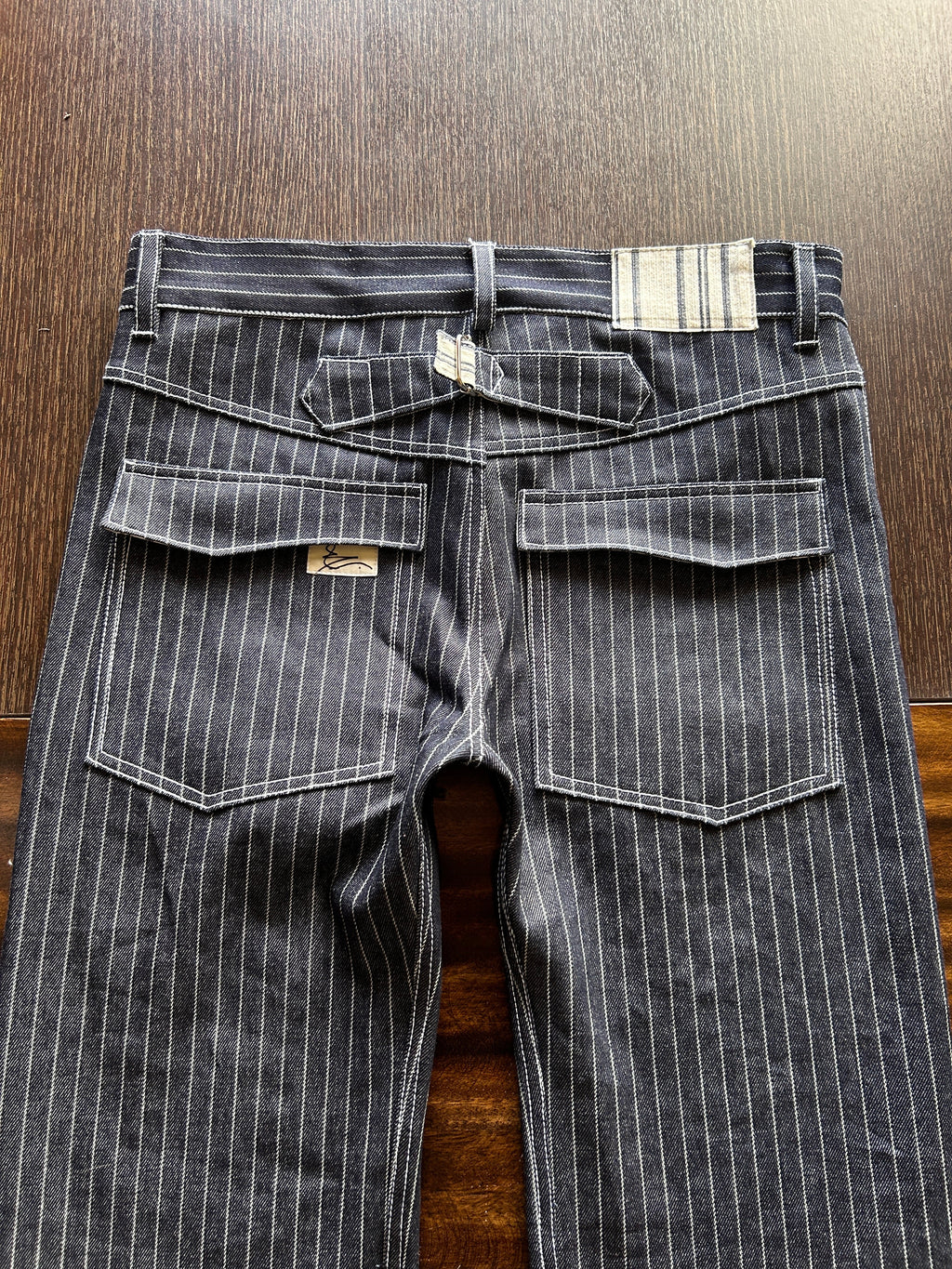 Striped Denim Bootcuts