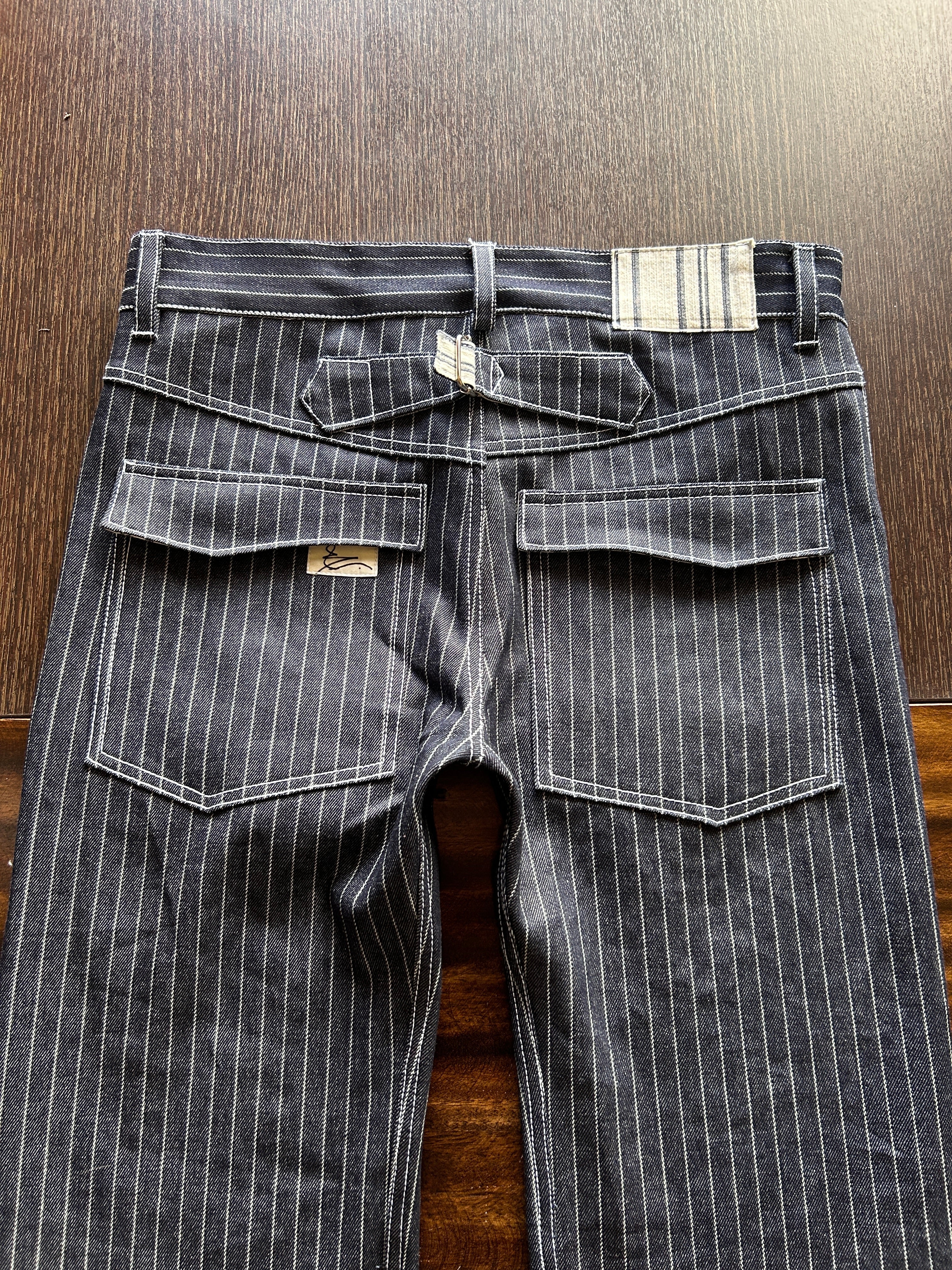 Striped Denim Bootcuts