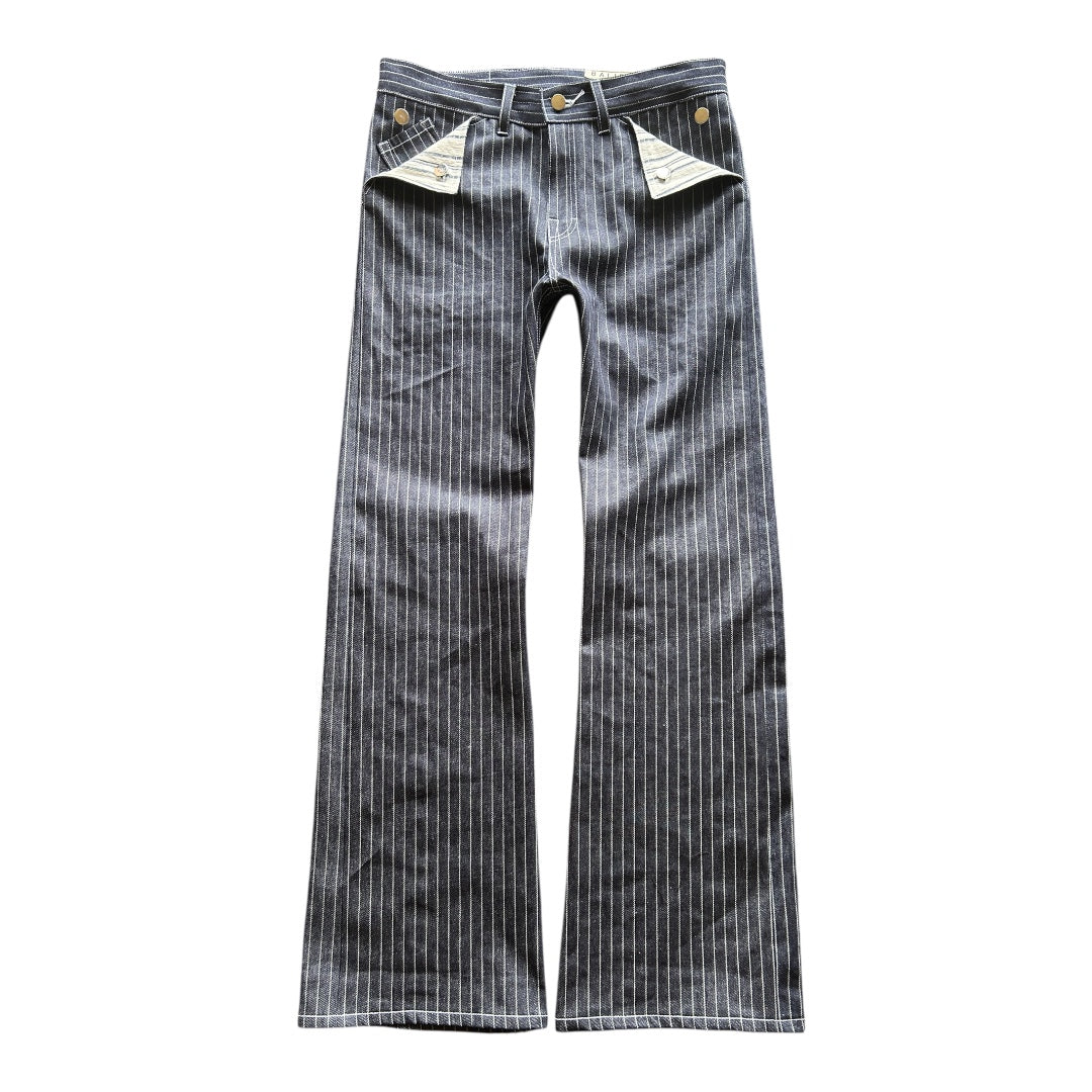 Striped Denim Bootcuts