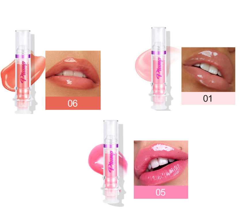 New Tube Lip Rich Lip Color Slightly Spicy Lip Honey Lip Glass Mirror Face Lip Mirror Liquid Lipstick - FocusForge