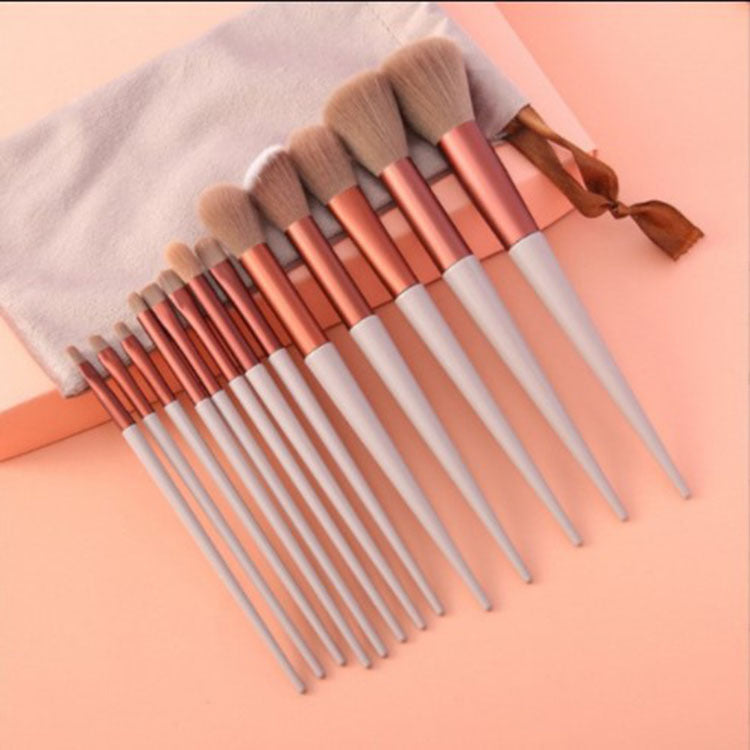 13Pcs Makeup Brush Set Make Up Concealer Brush Blush Powder Brush Eye Shadow Highlighter Foundation Brush Cosmetic Beauty Tools - FocusForge