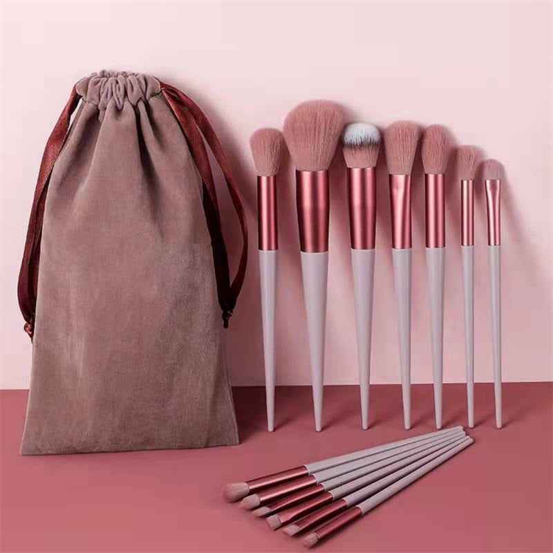 13Pcs Makeup Brush Set Make Up Concealer Brush Blush Powder Brush Eye Shadow Highlighter Foundation Brush Cosmetic Beauty Tools - FocusForge