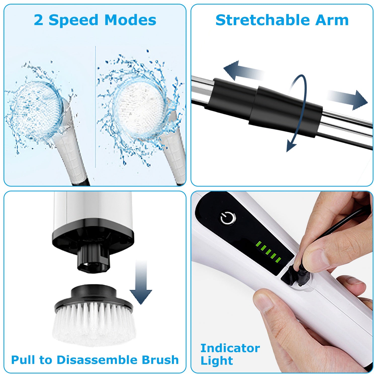 Electric Spin Scrubber Cleaning Brush - FocusForge