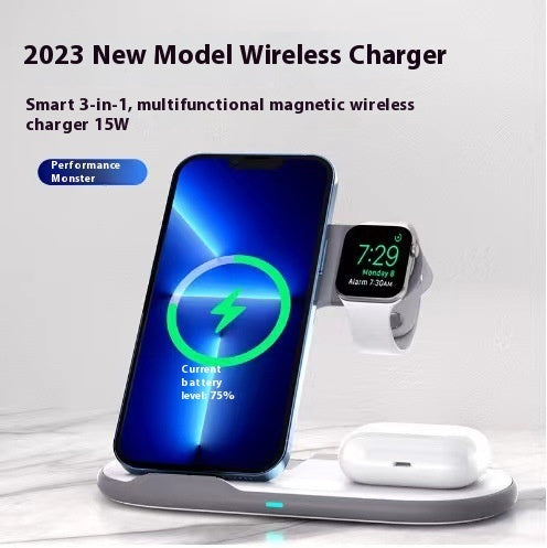 Foldable Multifunctional Magnetic Wireless Charger - FocusForge