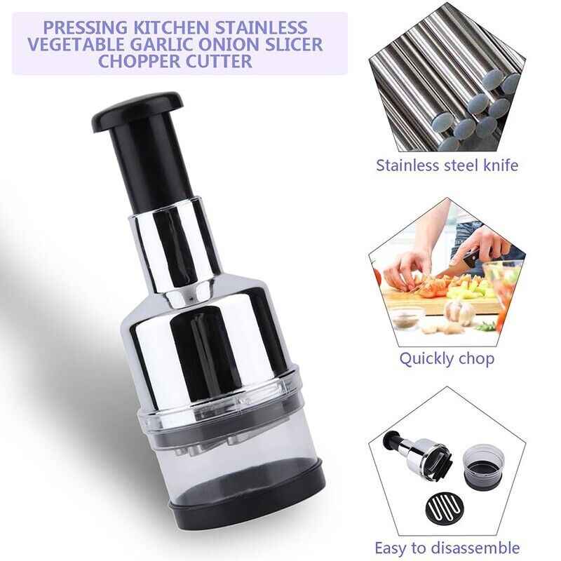 Vegetable & Onion Hand Chopper – Slicer, Dicer & Peeler