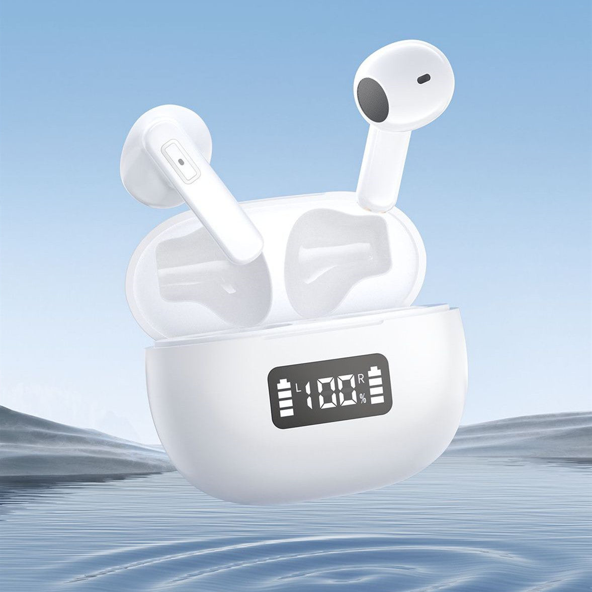 Bluetooth Headset Waterproof Digital Display Noise Reduction - FocusForge