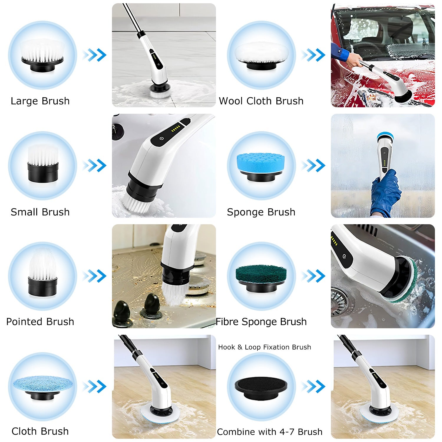 Electric Spin Scrubber Cleaning Brush - FocusForge