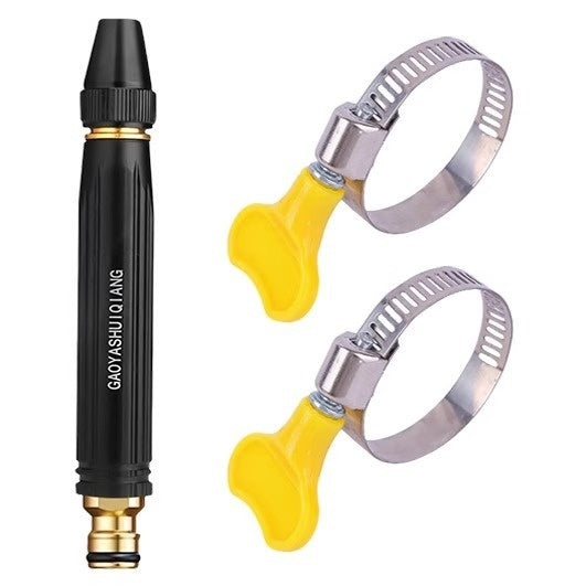 Portable High Pressure Washing Water Gun Car Wash Nozzle Adjustable Nipple Type Direct Spray Home Garden Shower Watering Hose - FocusForge