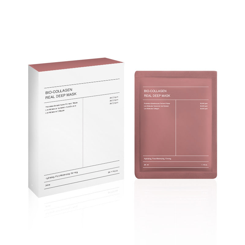 Collagen Face Mask – Pore Minimizing, Brightening & Deep Hydration (4 Pack) - FocusForge