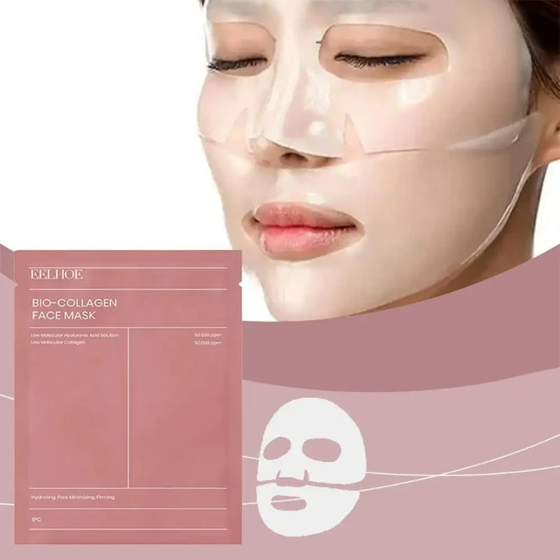 Collagen Face Mask – Pore Minimizing, Brightening & Deep Hydration (4 Pack) - FocusForge