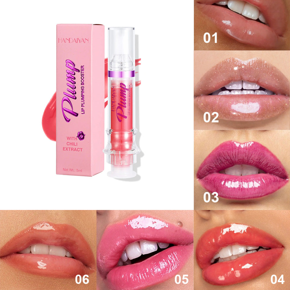 New Tube Lip Rich Lip Color Slightly Spicy Lip Honey Lip Glass Mirror Face Lip Mirror Liquid Lipstick - FocusForge